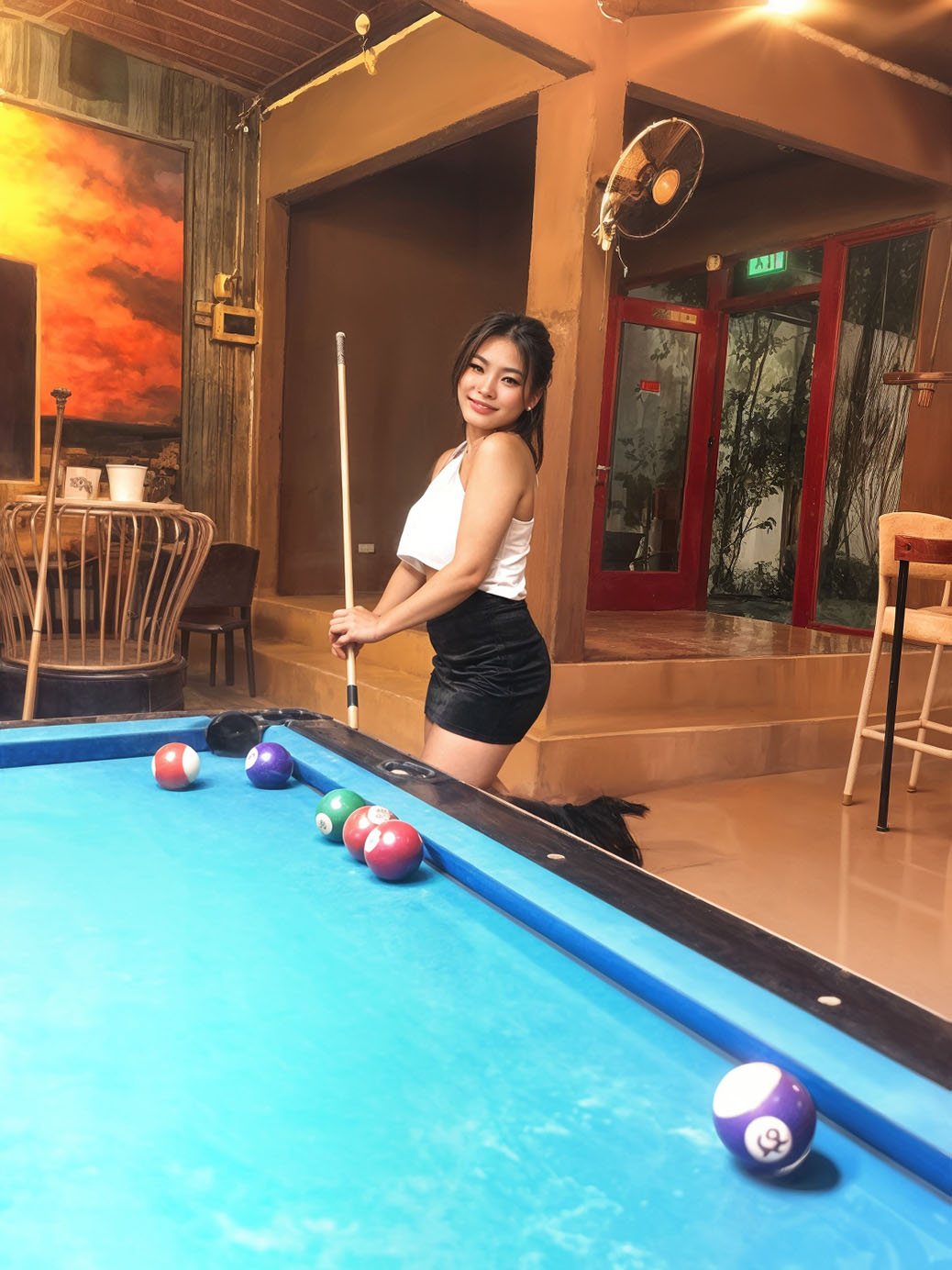 Mar at Pooltable
